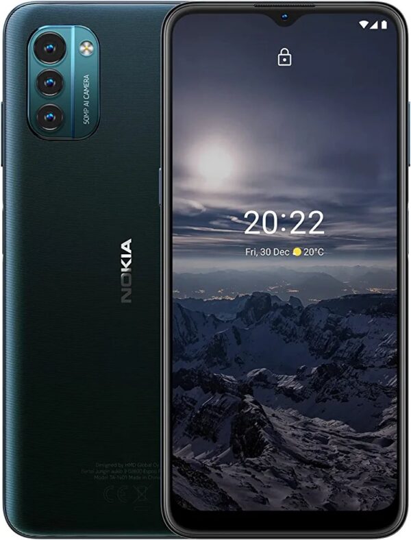Nokia G21 128GB ROM 4GB RAM 6.5" HD+ Display, Triple Camera 48MP AI, Dual SIM.