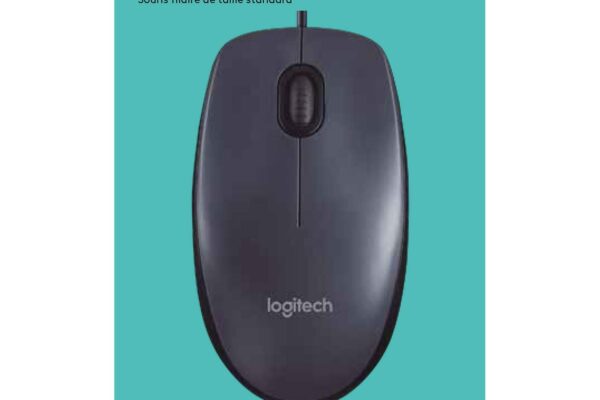 Logitech Wired Mouse M90 Black USB