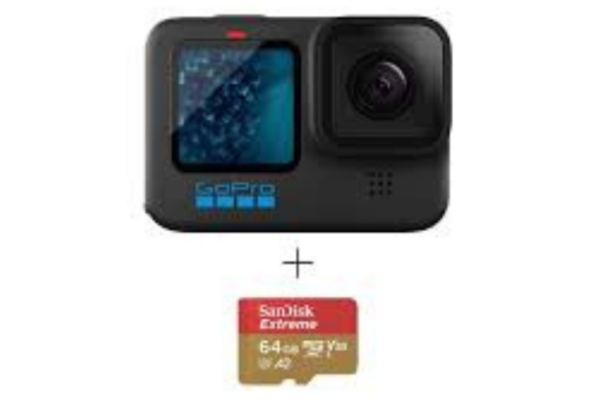 GoPro Hero 11 ( 64GB Memory Card Included )