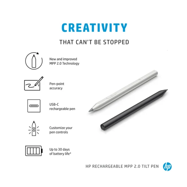 HP Rechargeable MPP 2.0 Tilt Pen