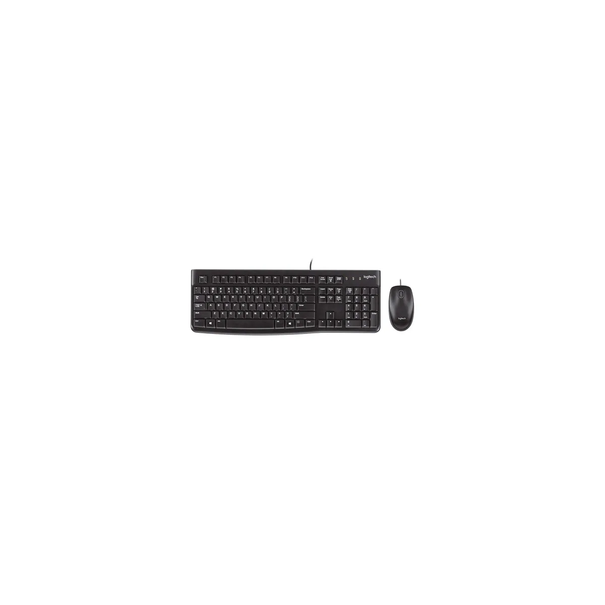 Logitech MK120 Wired Keyboard and Mouse Combo for Windows